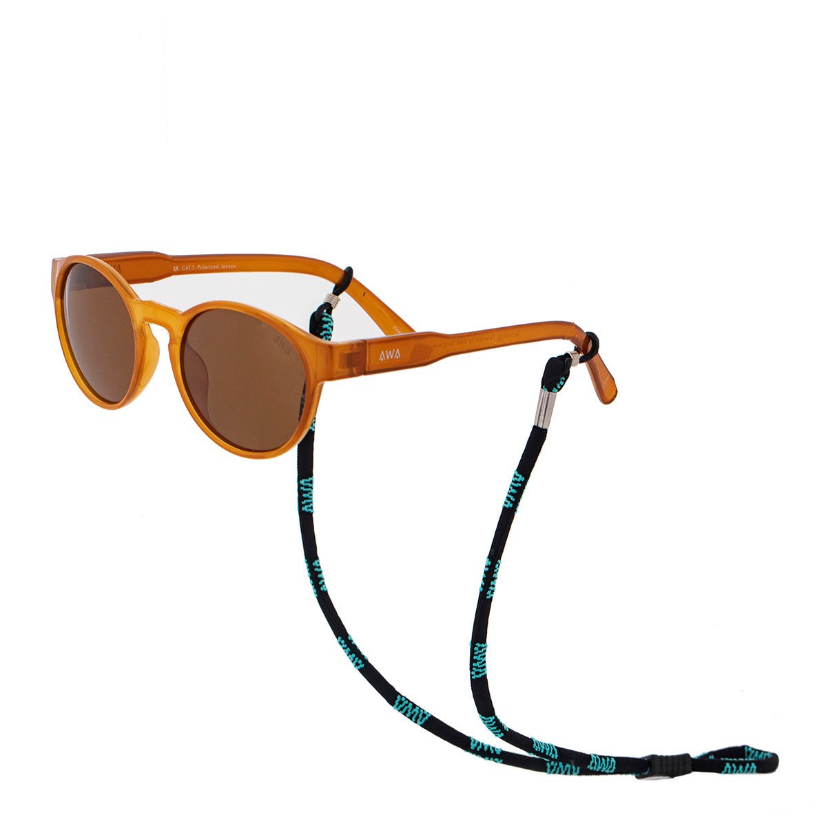 CORDÓN FLOTANTE TUBULAR AJUSTABLE NEGRO AWA