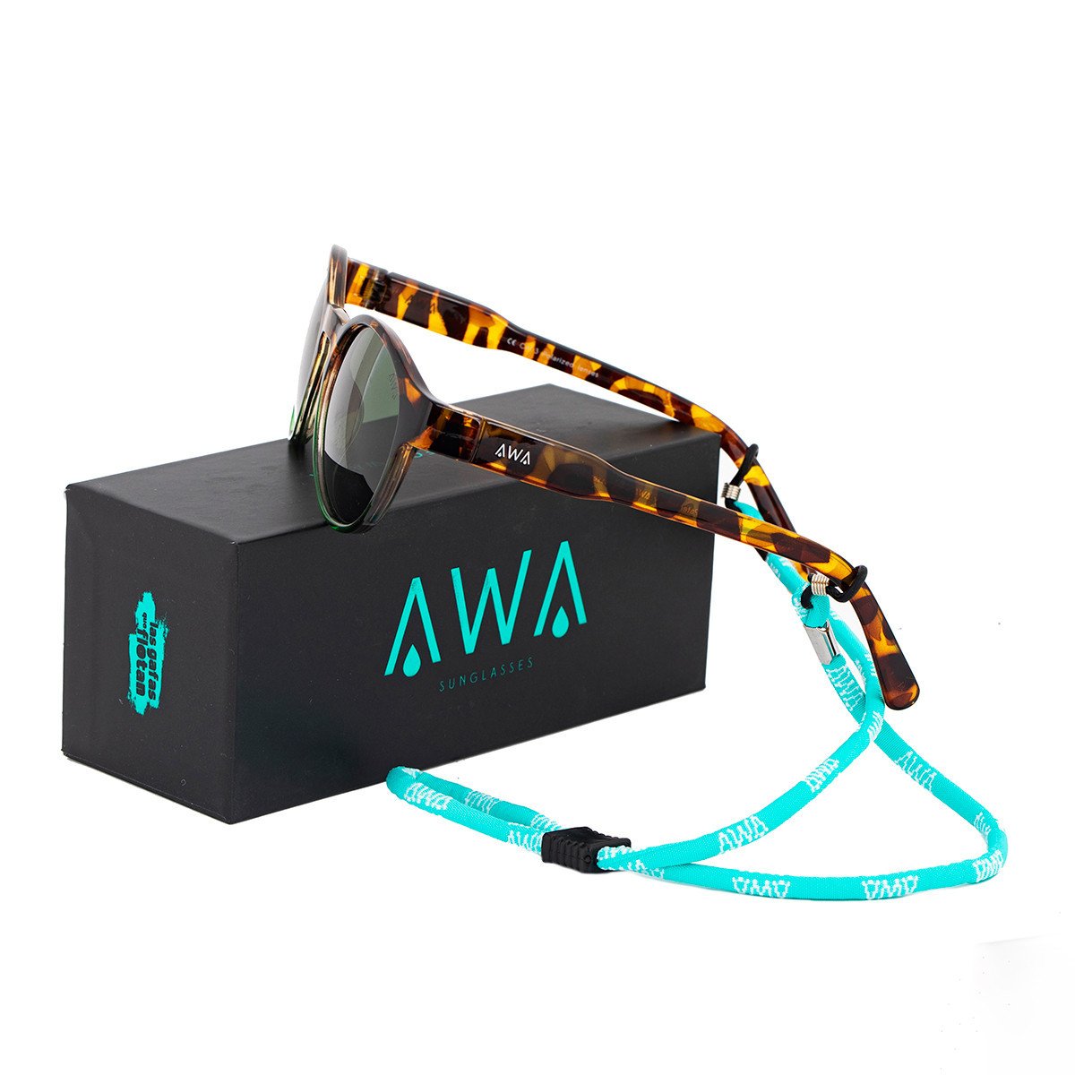 CORDÓN FLOTANTE TUBULAR AJUSTABLE VERDE AWA