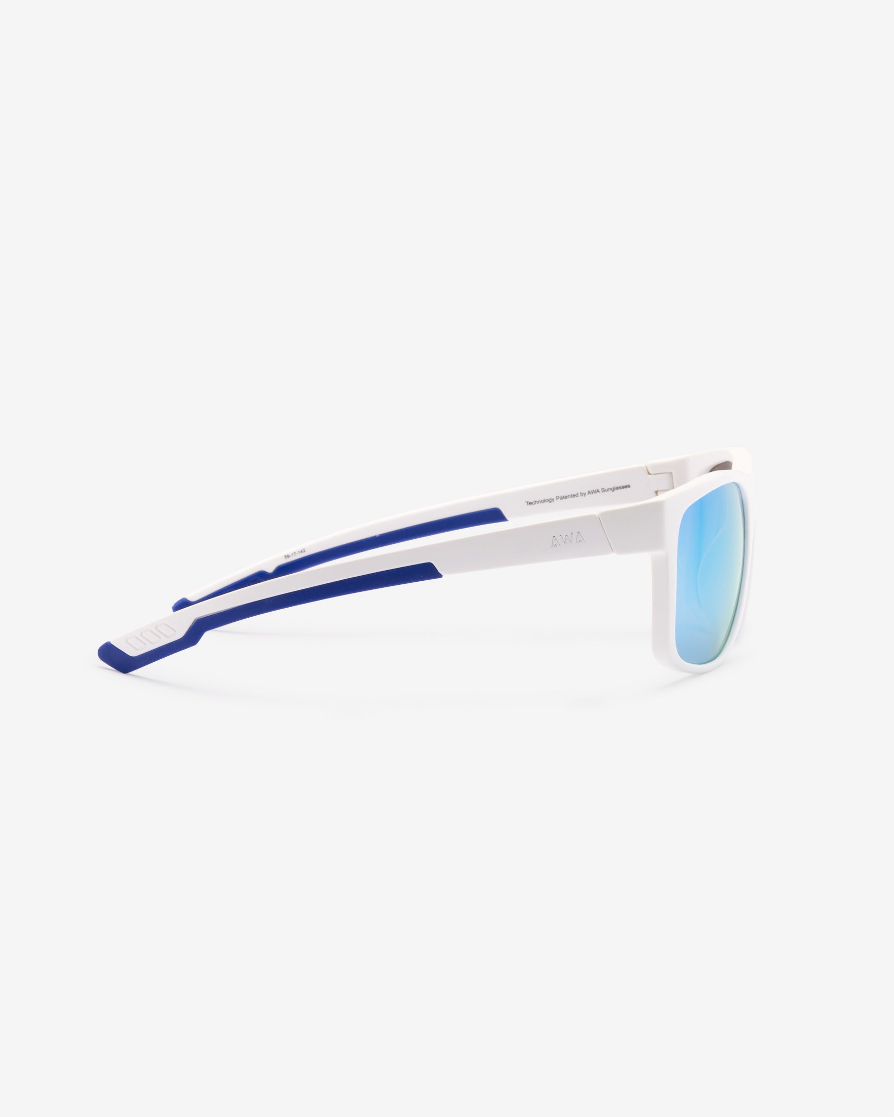 MERA-WHITE BLUE MIRROR LENSES