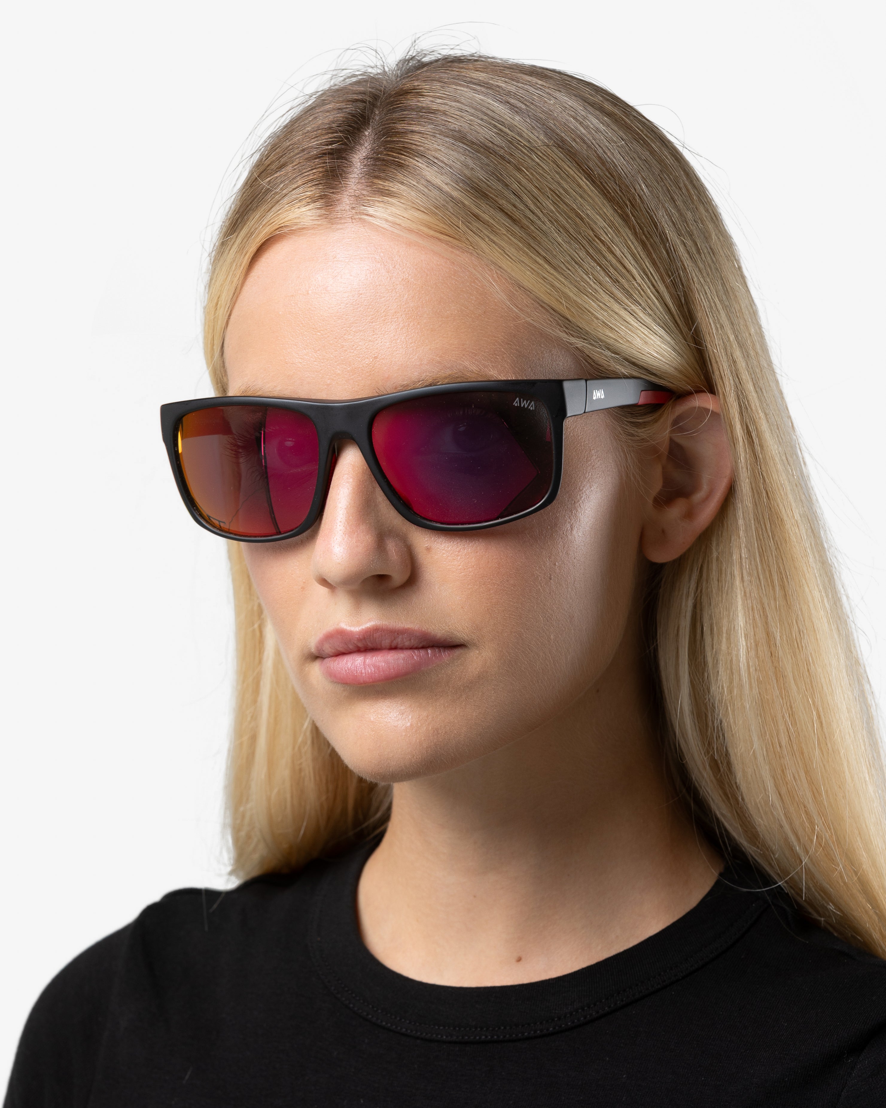 MERA-BLACK GREEN MIRROR LENSES