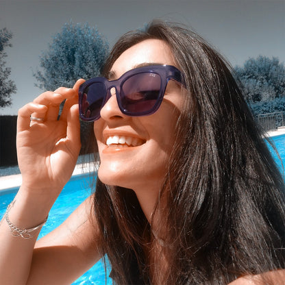 BLANES TRANSLUCENT BLUE
