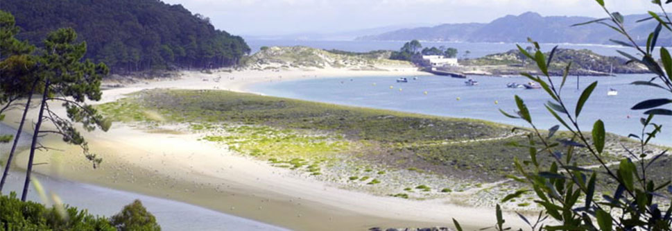 Playa de Rodas en Pontevedra